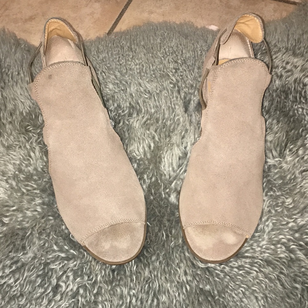 Lucky Brand booties leather suede
